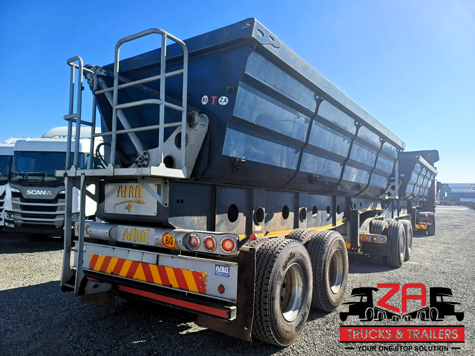 2021 AFRIT 40 CUBE SIDE TIPPER TRAILER #53208